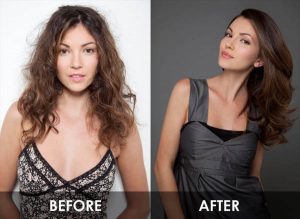 Brazlian Hair Straightening - Before and After